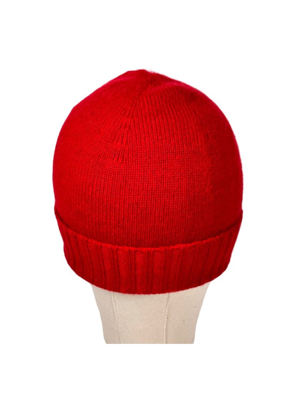 Dunedin Cashmere Scotland Knit Beanie Hat Red One Size Fall Winter